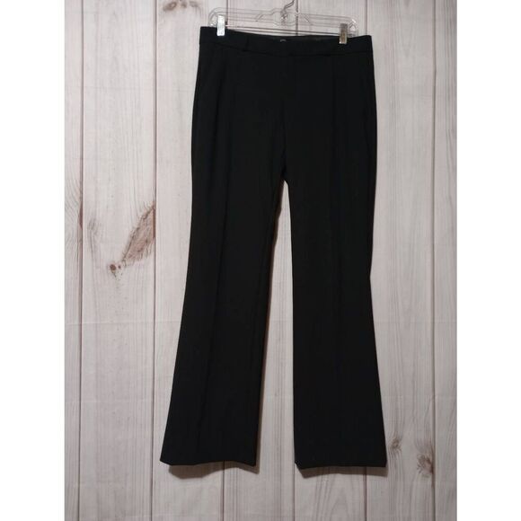 Banana Republic Pants Ladies‎ 6 Short Black Wool Blend Bootcut - Picture 1 of 8